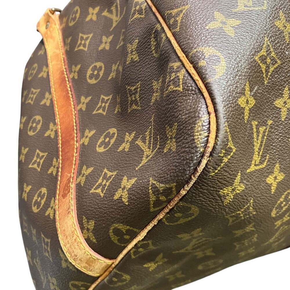 LOUIS VUITTON Brown Monogram Canvas Boston Bag - Picture 6 of 9